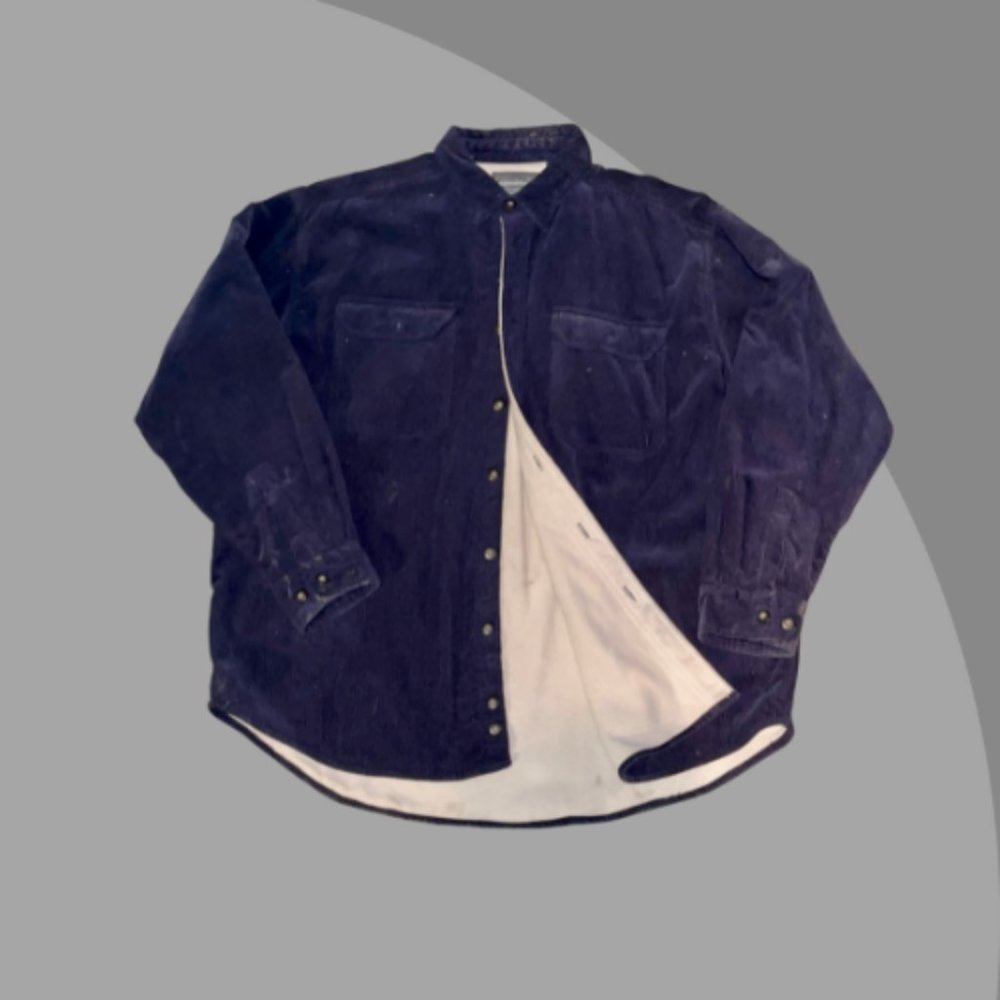 Wrangler Men's Long Sleeve Lined Shirt Jacket